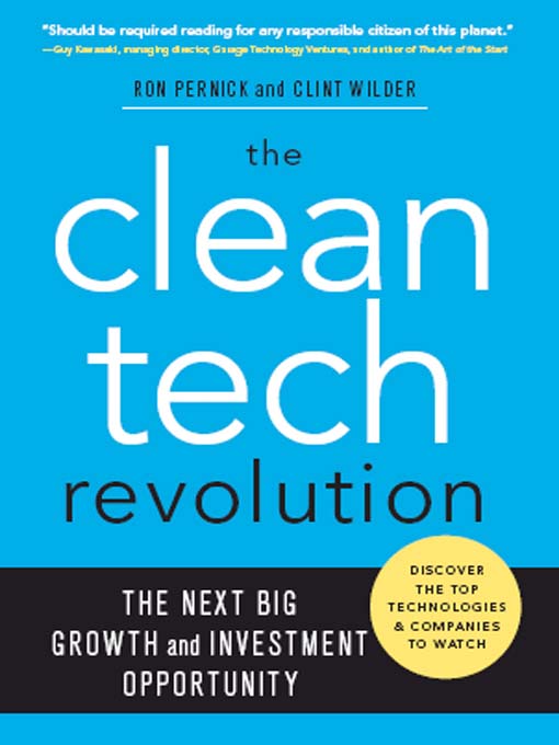 Title details for The Clean Tech Revolution by Ron Pernick - Available